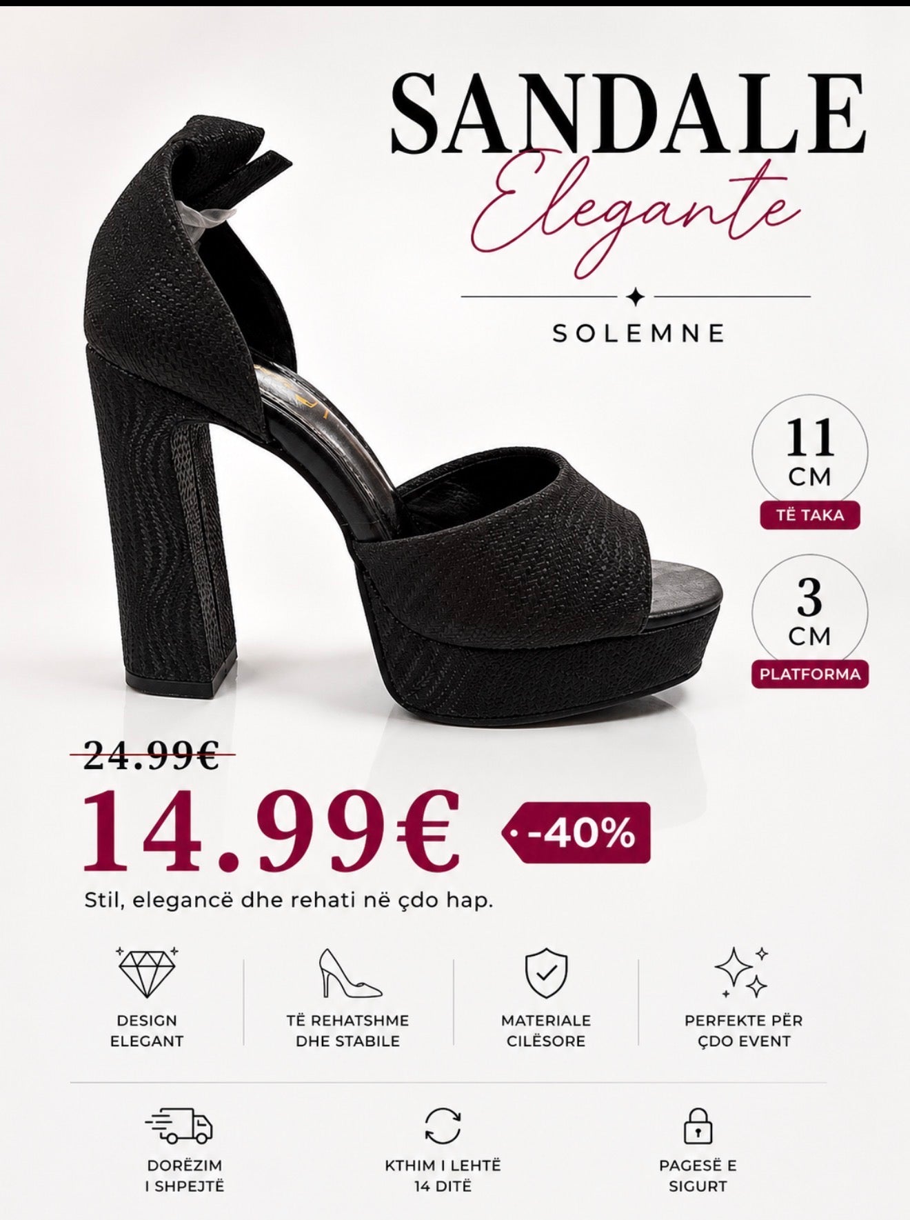 Sandale solemne - Cod 935-10
