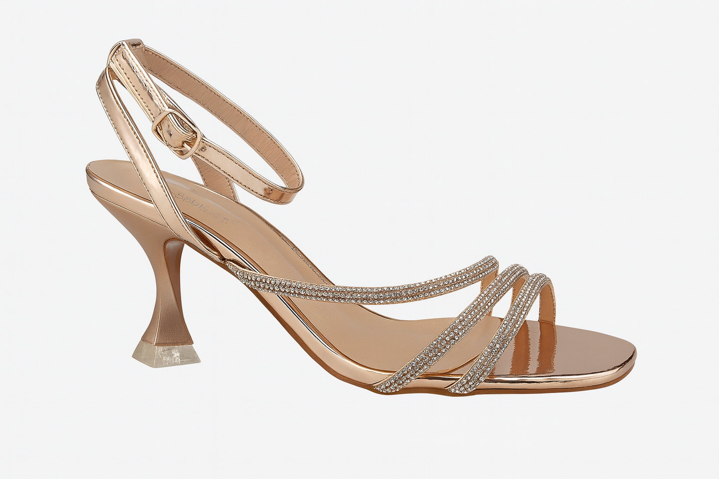 Sandalle elegante F382 Champagne