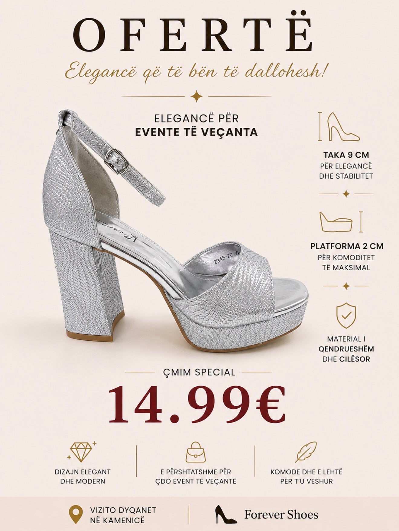 Sandale elegante - C 2345-2C