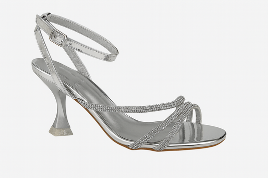 Sandalle elegante F382 Silver