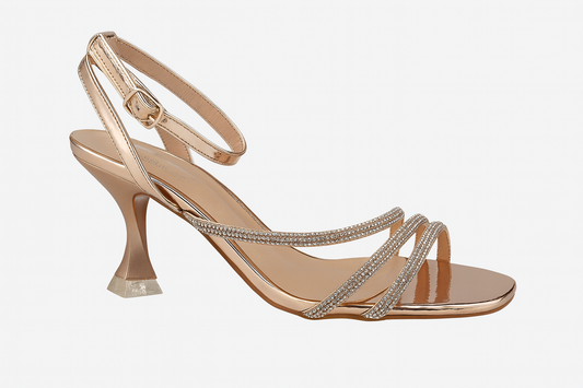Sandalle elegante F382 Champagne